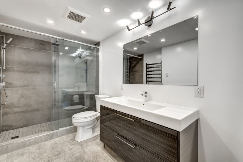 Open Concept Bathroom Layout