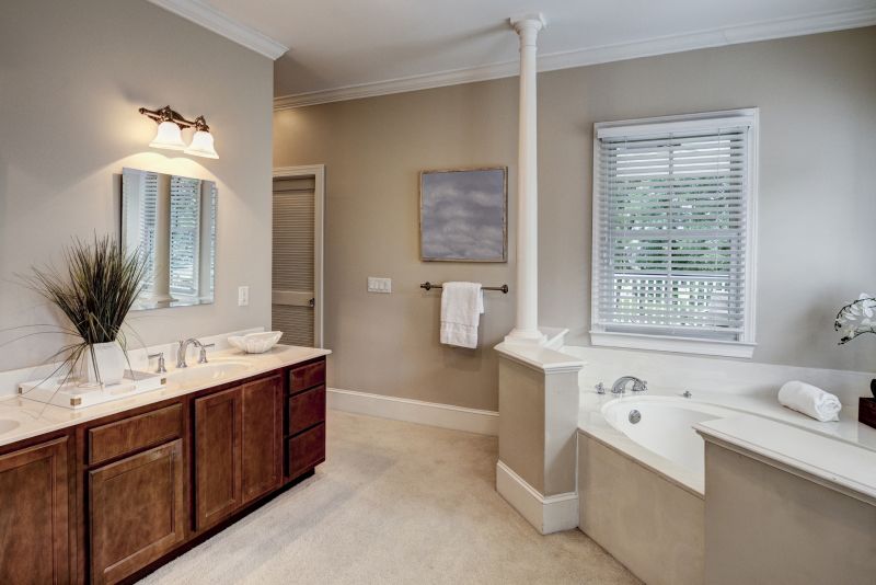 Master Bathroom with Double Vanities